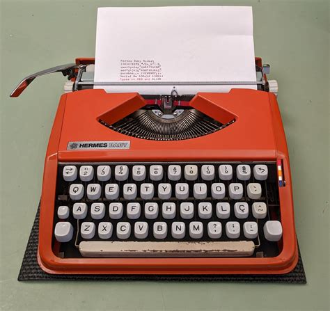 best hermes typewriter|Hermes rocket typewriter manual.